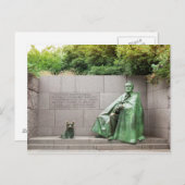 FDR Memorial in Washington DC Briefkaart (Voorkant / Achterkant)