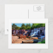 FDR Memorial Waterval Briefkaart (Voorkant / Achterkant)
