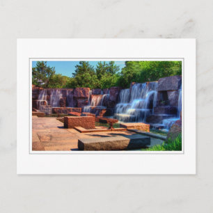 FDR Memorial Waterval Briefkaart