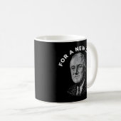 FDR New Deal Democraat Franklin Delano Roosevelt N Koffiemok (Voorkant rechts)