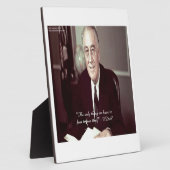 FDR & niets om prijsopgave te vrezen Fotoplaat (Zijkant)