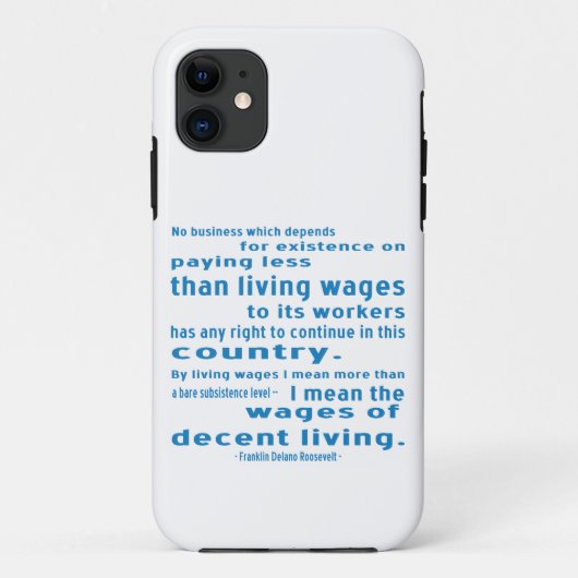FDR op lonen Case-Mate iPhone Case (Achterkant)