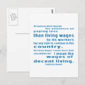 FDR over lonen Briefkaart (Voorkant / Achterkant)