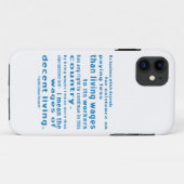 FDR over lonen Case-Mate iPhone Case (Achterkant (horizontaal))
