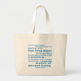 FDR over lonen Grote Tote Bag