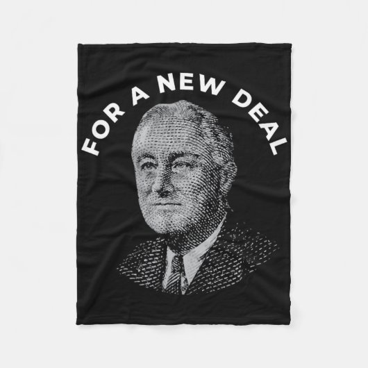 Fdr President Franklin Roosevelt New  Fleece Deken (Voorkant)
