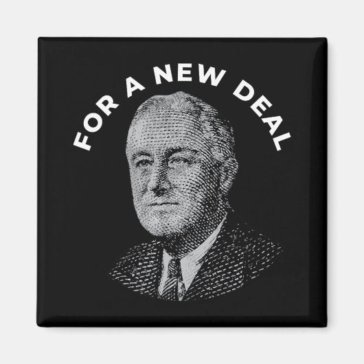 Fdr President Franklin Roosevelt New  Magneet (Voorkant)