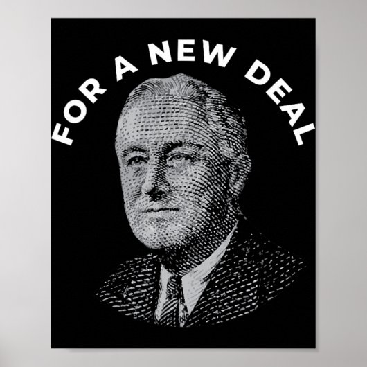 Fdr President Franklin Roosevelt Nieuw  Poster (Voorkant)