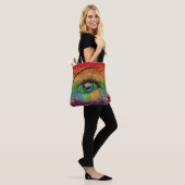 FD's Fabulous Pride Collectie - vlag met oog 53086 Tote Bag (Op model)