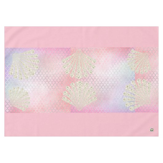 FD's Mermaid Tablecloth Size 60 x 84 inch 53086A Tafelkleed (Voorkant (Horizontaal))