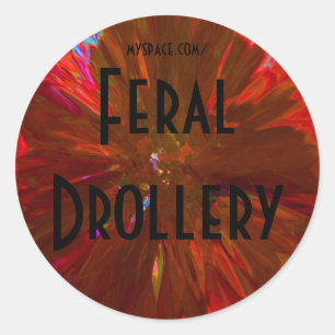 fdslamanderei ronde sticker