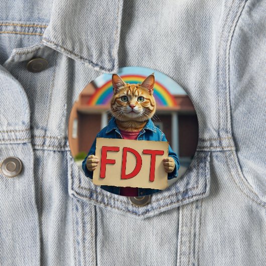 FDT als je het weet Ronde Button 4,0 Cm (In situ)