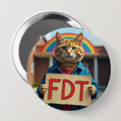 FDT als je het weet Ronde Button 4,0 Cm (Voorkant /achterkant)