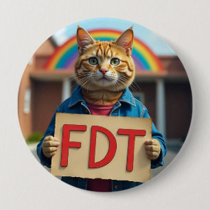 FDT als je het weet Ronde Button 4,0 Cm