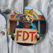 FDT als je het weet Ronde Button 6,0 Cm (In situ)