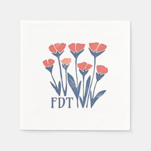 FDT Bloemenguirlande Subtiel Vrouwelijk Boho Anti- Servet