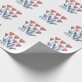 FDT Bloemenkrans Subtiele Vrouwelijke Boho Anti-Tr Cadeaupapier (Hoek)