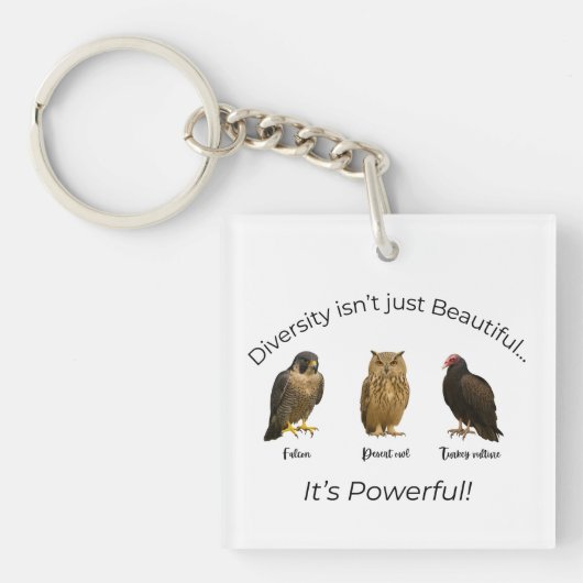 FDT Defending Diversity Bold-verklaring Sleutelhanger (voorkant)