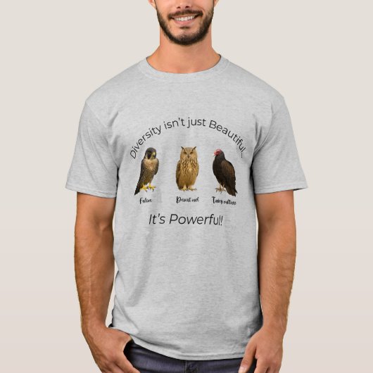 FDT Defending Diversity Bold-verklaring T-shirt (Voorkant)