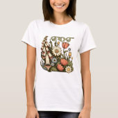 FDT Foxglove Daisy Tulip Subtiele Anti Trump Bloem T-shirt (Voorkant)