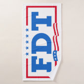 FDT Grappig Anti-Trump No-Trump Badhanddoek (Badhanddoek)