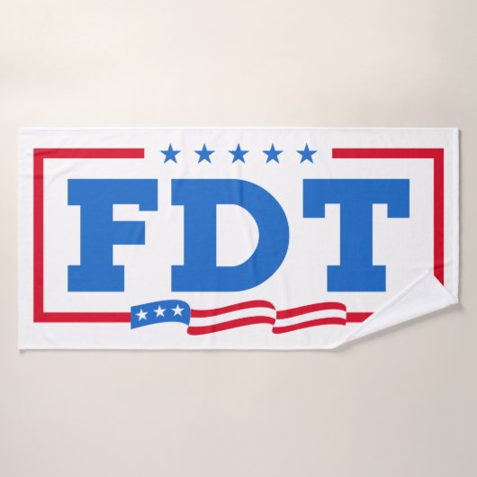 FDT Grappig Anti-Trump No-Trump Badhanddoek (Badhanddoek)