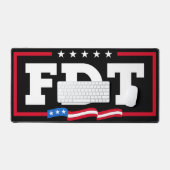 FDT Grappig Anti-Trump No-Trump Bureaumat (Keyboard & Muis)