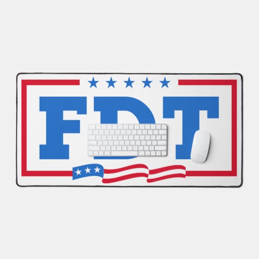 FDT Grappig Anti-Trump No-Trump Bureaumat (Keyboard & Muis)
