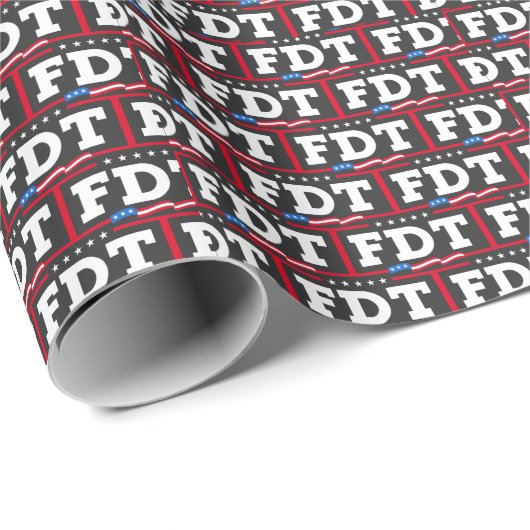 FDT Grappig Anti-Trump No-Trump Cadeaupapier (Rol Hoek)