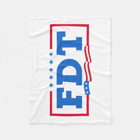FDT Grappig Anti-Trump No-Trump Fleece Deken (Voorkant)