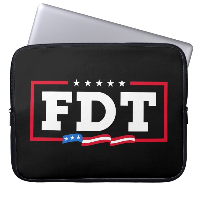 FDT Grappig Anti-Trump No-Trump Laptop Sleeve (Voorkant)