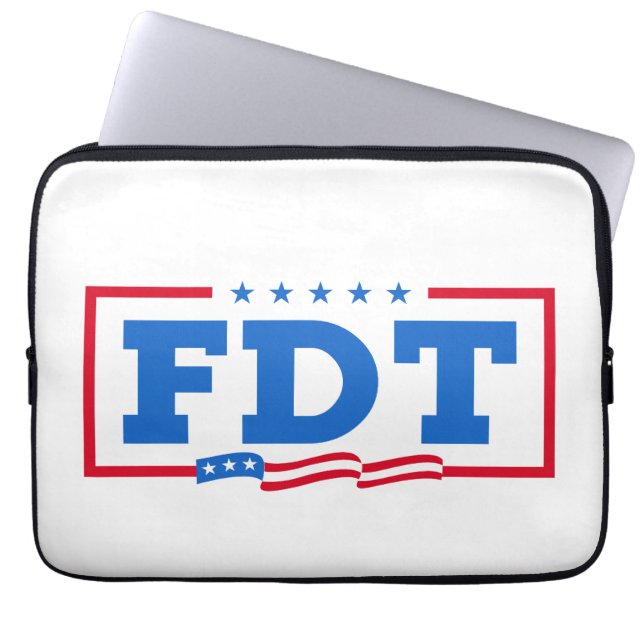 FDT Grappig Anti-Trump No-Trump Laptop Sleeve (Voorkant)