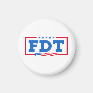 FDT Grappig Anti-Trump No-Trump Magneet