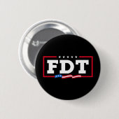 FDT Grappig Anti-Trump No-Trump Ronde Button 5,7 Cm (Voorkant /achterkant)