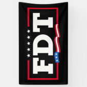 FDT Grappig Anti-Trump No-Trump Spandoek (Verticaal)