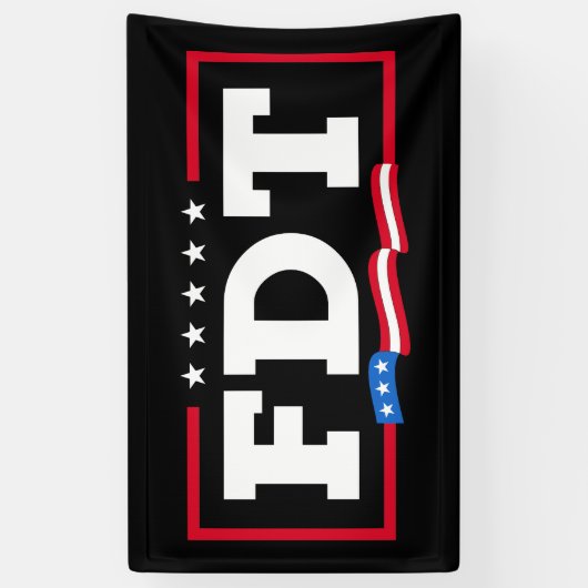 FDT Grappig Anti-Trump No-Trump Spandoek (Verticaal)