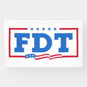 FDT Grappig Anti-Trump No-Trump Spandoek