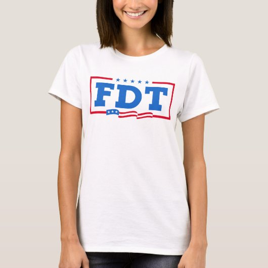 FDT Grappig Anti-Trump No-Trump T-shirt (Voorkant)
