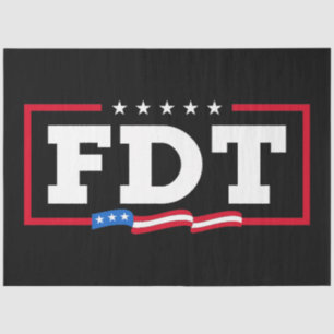 FDT Grappig Anti-Trump No-Trump Tissuepapier