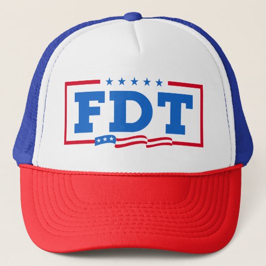 FDT Grappig Anti-Trump No-Trump Trucker Pet (Voorkant)
