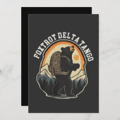 FDT Resist Beer Foxtrot Delta Tango Kaart (Voorkant / Achterkant)
