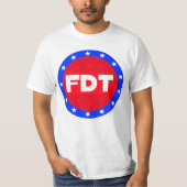 FDT | Rood, Wit & Blauw vet statement Shirt (Voorkant)