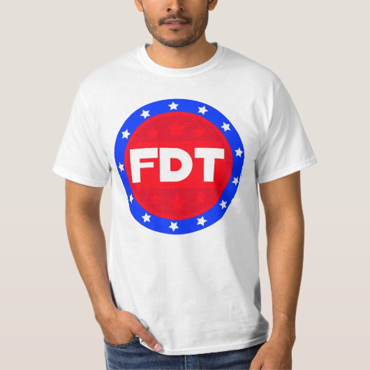 FDT | Rood, Wit & Blauw vet statement Shirt (Voorkant)
