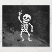 FDT Trump Grappig Anti Trump Skelet Bier Etiket (Enkel label)