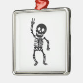 FDT Trump Grappig Anti Trump Skelet Metalen Ornament (Links)