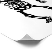 FDT Trump Grappig Anti Trump Skelet Poster (Hoek)