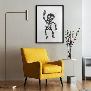 FDT Trump Grappig Anti Trump Skelet Poster