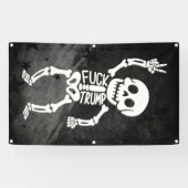 FDT Trump Grappig Anti Trump Skelet Spandoek (Horizontaal)