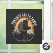 FDT Weersta Beer Foxtrot Delta Tango Raamsticker (Huis)