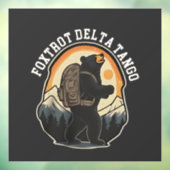 FDT Weersta Beer Foxtrot Delta Tango Raamsticker (Vel 3)